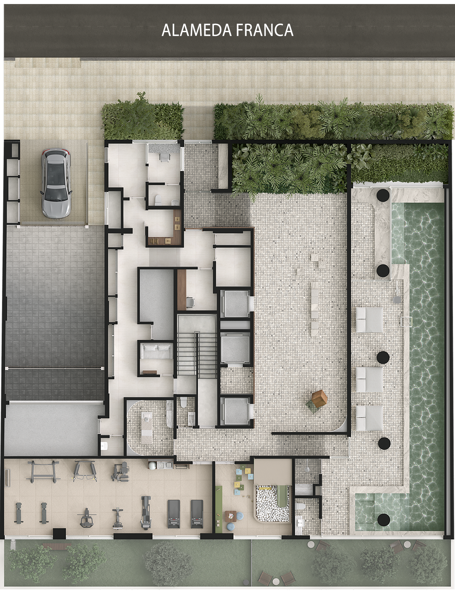 Planta de Implantação - Pavimento Térreo